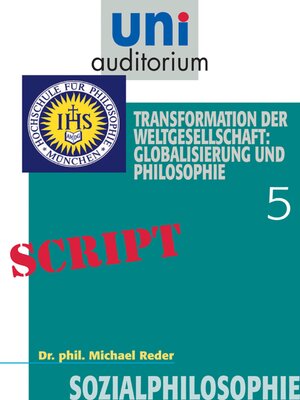 cover image of Sozialphilosophie, Teil 5